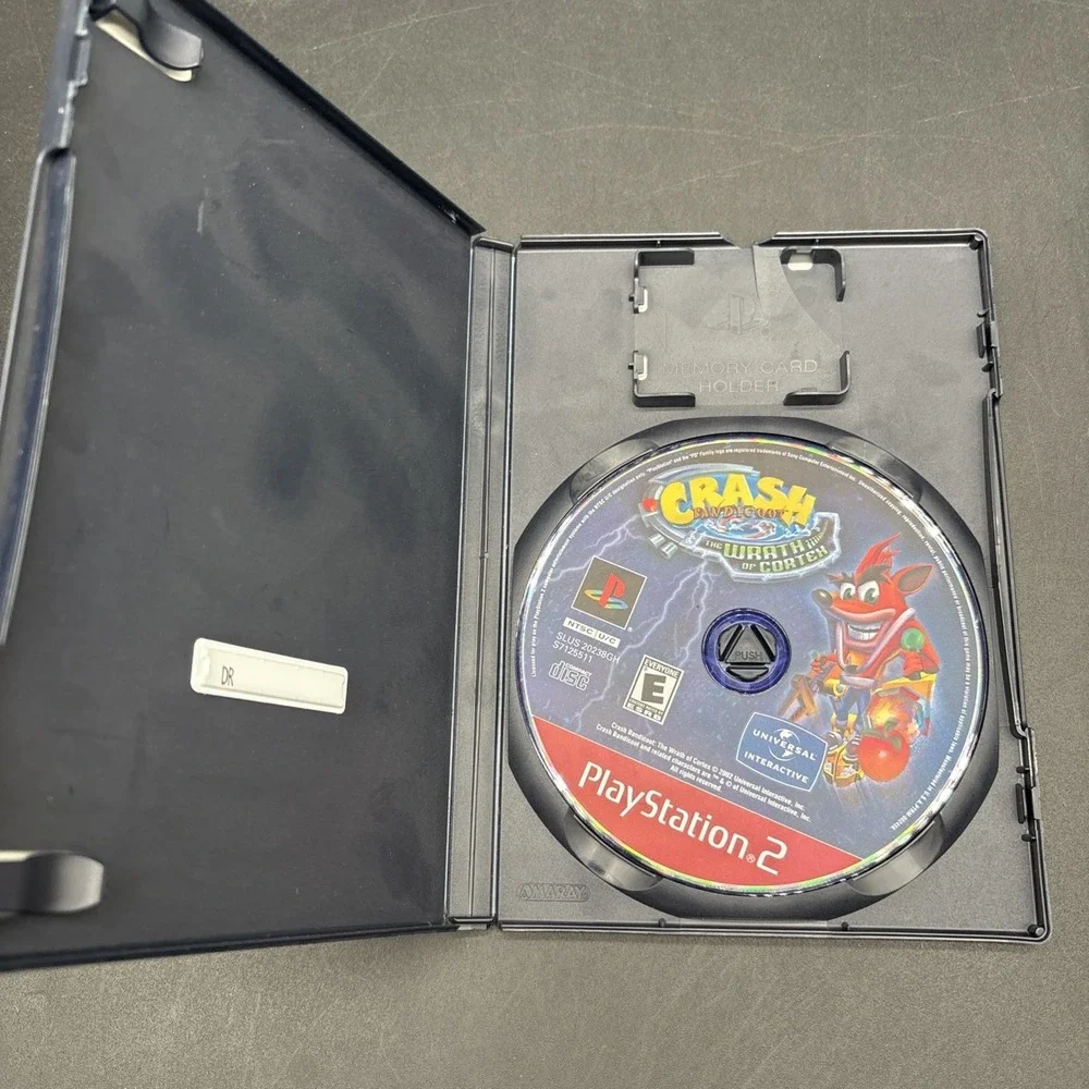 Crash Bandicoot: The‎ Wrath of Cortex Sony PlayStation 2 2002 PS2 No Manual